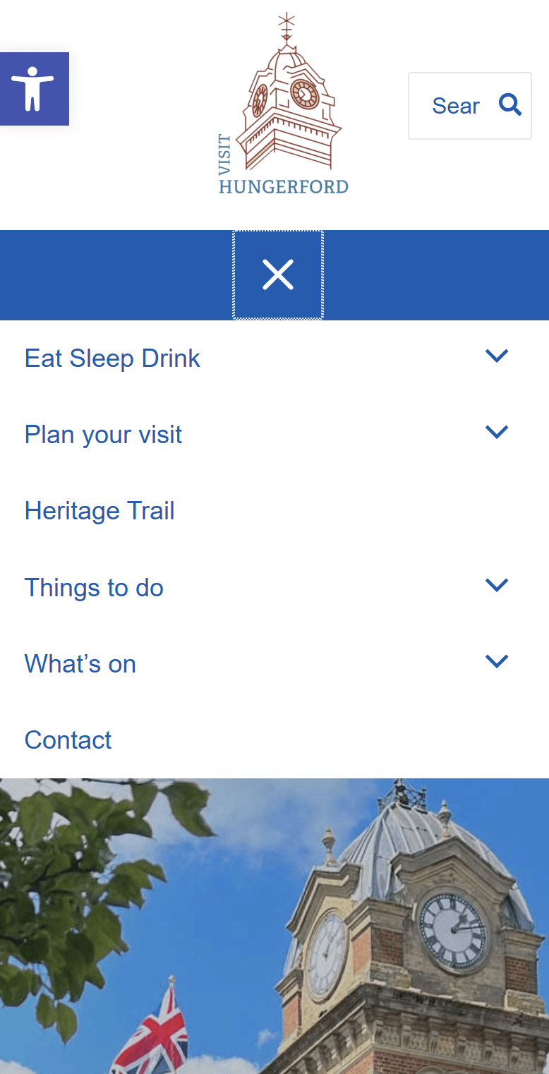 Hungerford tourism website by TownStack